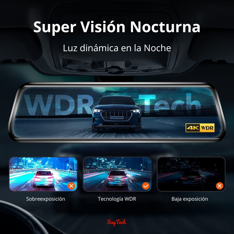 SafetyDrive PRO | Dashcam 4k UHD | Coche y Furgoneta