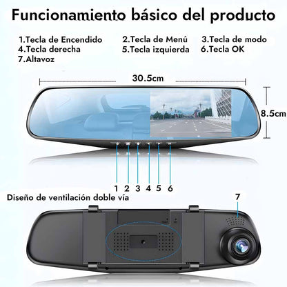 SafetyDrive PRO | Dashcam 4k UHD | Coche y Furgoneta